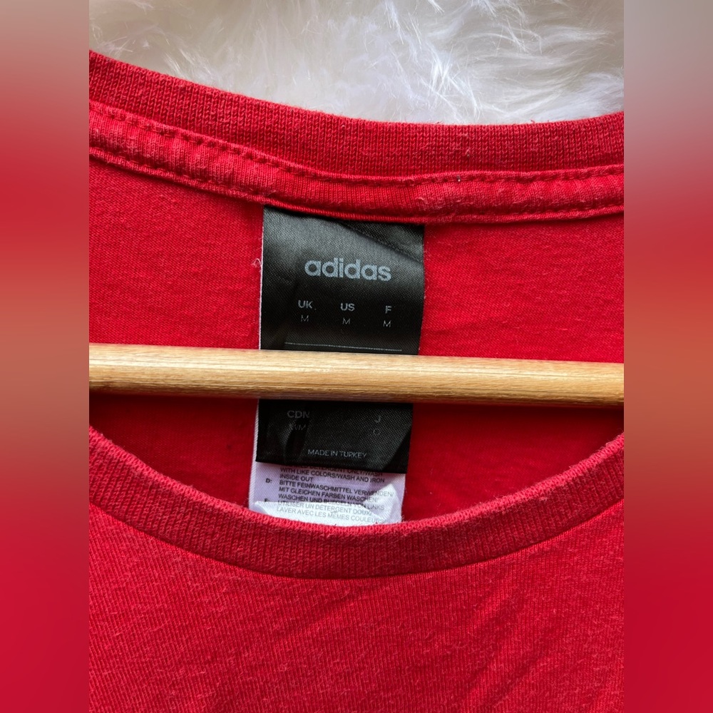 Adidas Red Tee - Picture 5 of 8